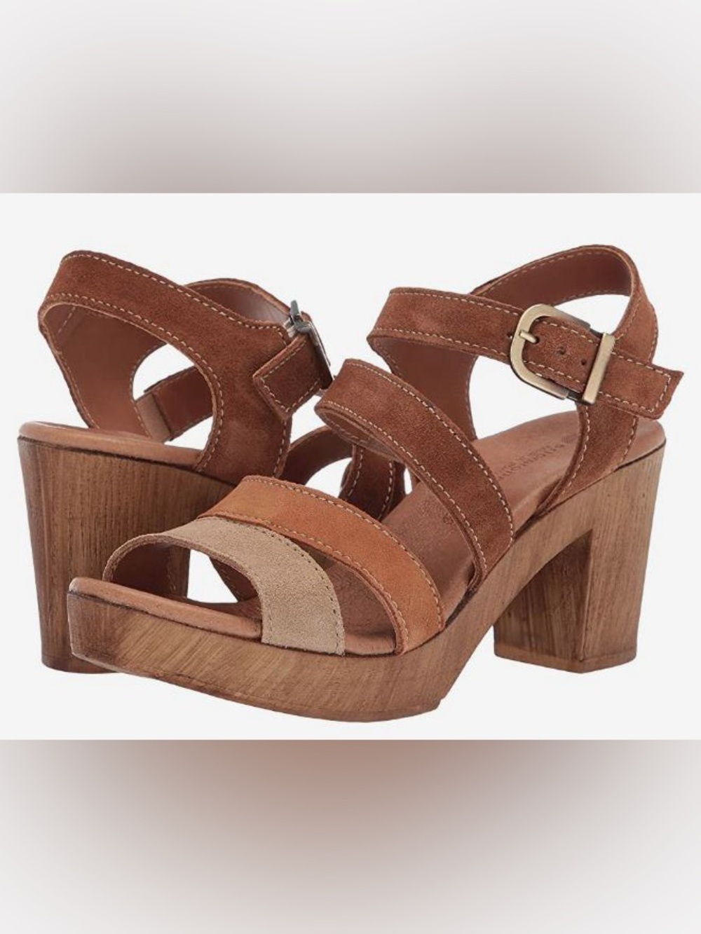 le bos Eric Michael Tan Jamie
Womens Adjustable Buckle Sandals 38